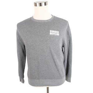 The Office Dunder Mifflin Crewneck Sweatshirt Adult Medium - Gray